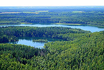 Голубые озёра в Белоруссии